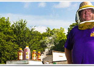 Man Wearing A Bee Cap and Standing
