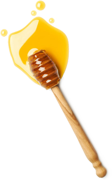 Transparent Image Of A Honey Spoon