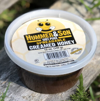 12oz Creamed Honey From Hummer and Son Honey Farm