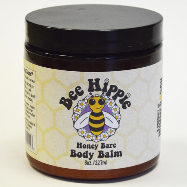 A jar of "Honey Bare" Bee Hippie Body Balms 8oz.