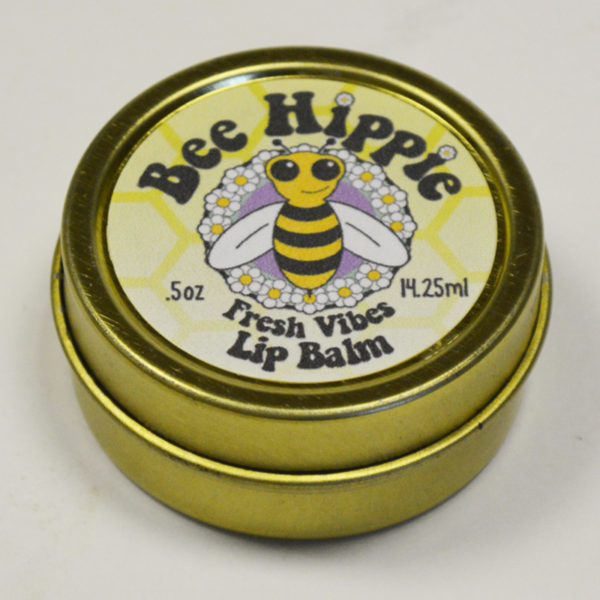 Bee Hippie Lip Balm .15oz fresh vibes.