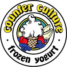 Counter culture frozen yogurt logo.